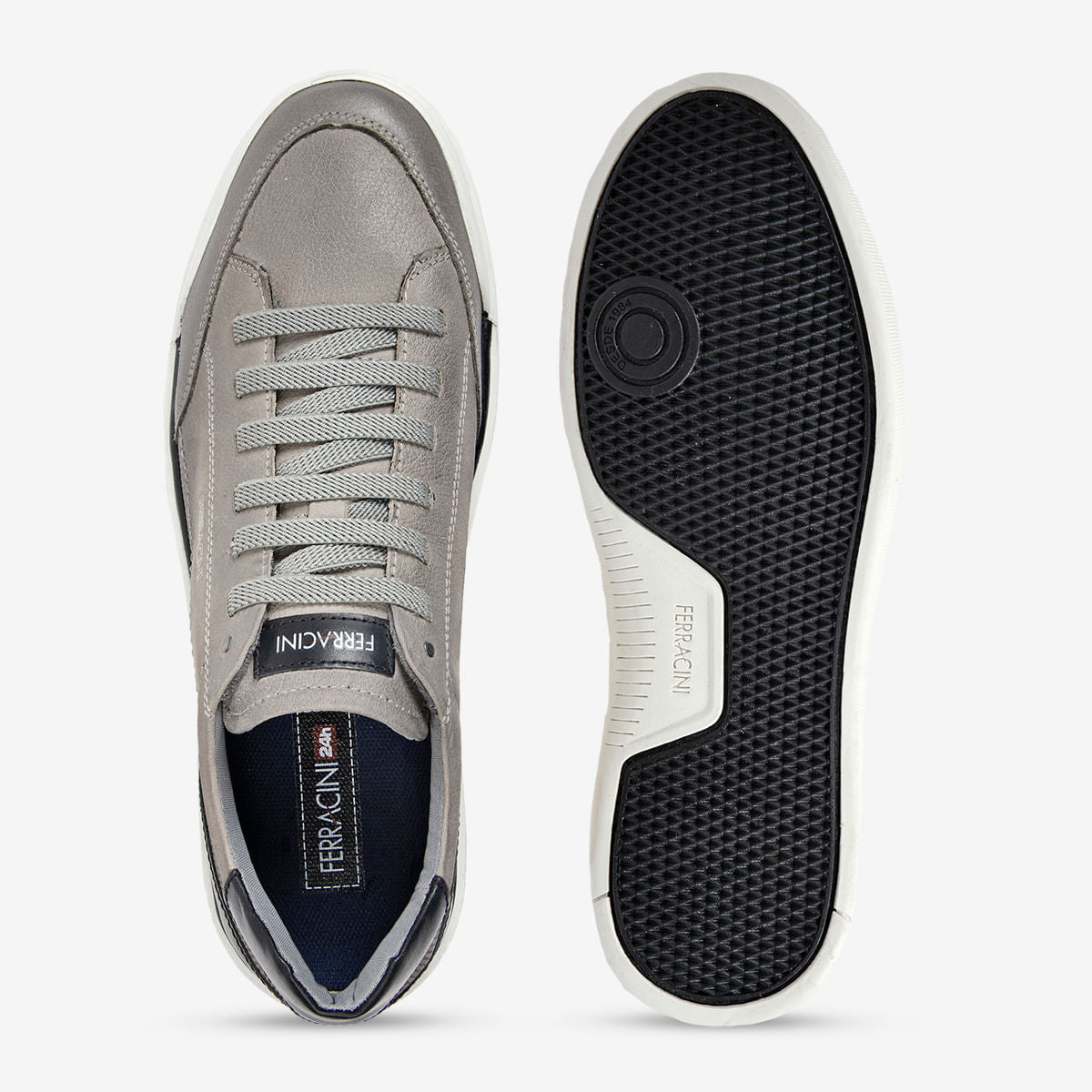 Sapatênis Ferracini Masculino Star Cinza