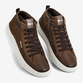 Sapatênis Ferracini Masculino Chocolate Gold