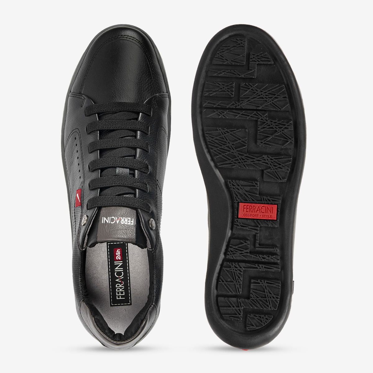 Sapatênis Ferracini Masculino Preto Lexus