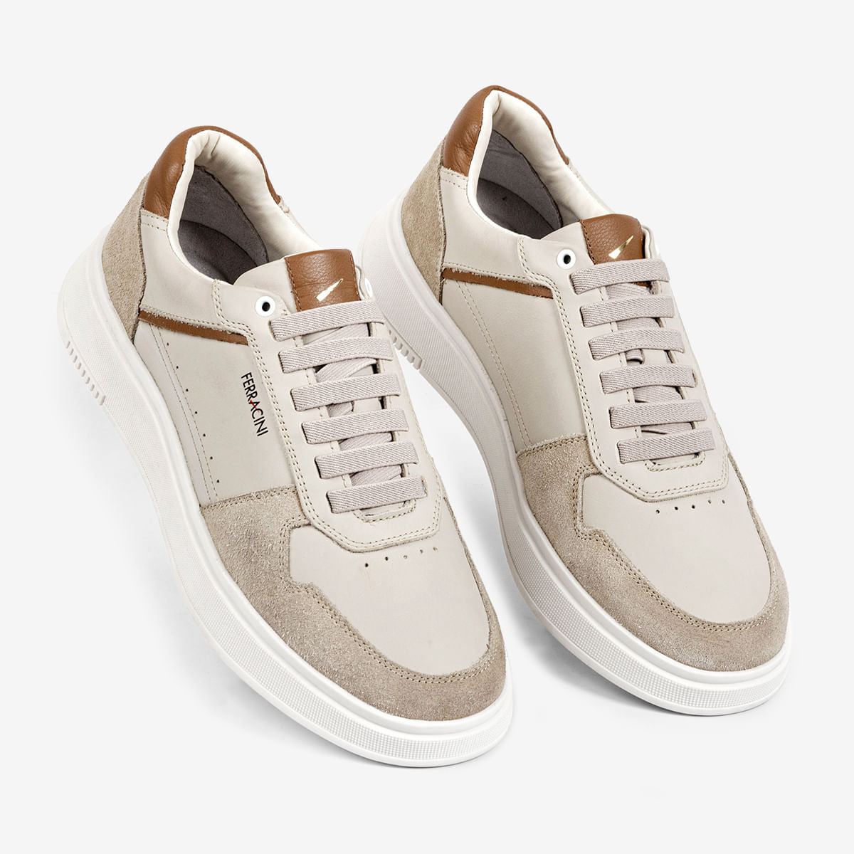 Sneaker Ferracini Masculino Areia Logan